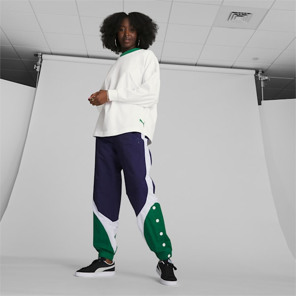 The Screen Long Sleeve Basketball Tee Women, Puma White