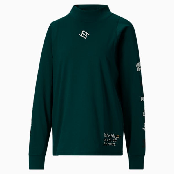 STEWIE x REINTRODUCE Long Sleeve Tee, Varsity Green, extralarge