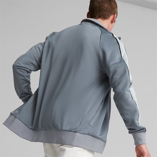 T7 Sport Track Jacket Men, Gray Tile