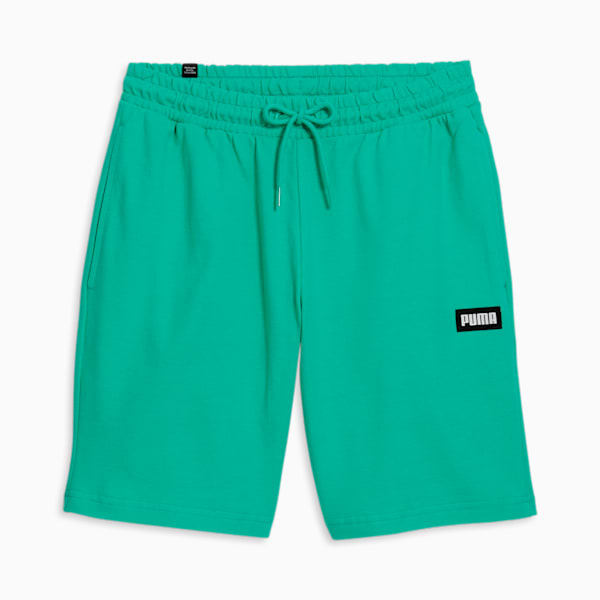 Logo Men's Shorts, AQUA GREEN, extralarge