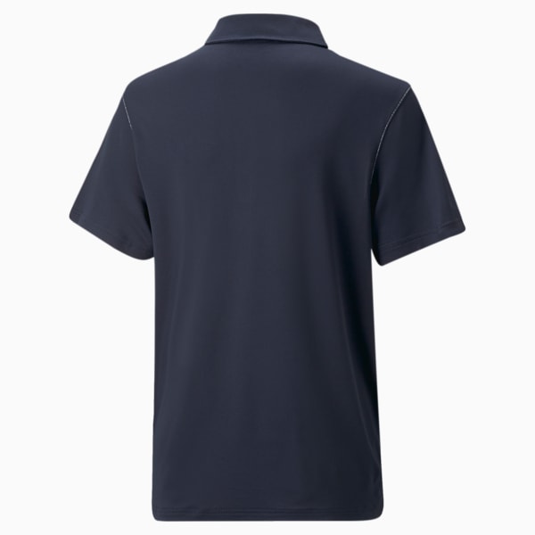 Cloudspun Colorblock Golf Polo Shirt Youth, Navy Blazer-High Rise, extralarge-GBR
