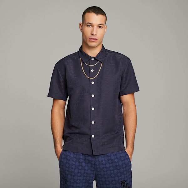 Playera para hombre PUMA x DAPPER DAN, PUMA Navy, extralarge
