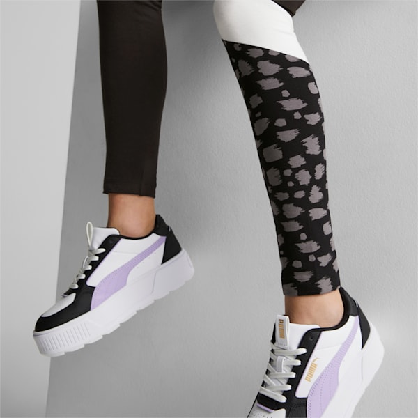 Essentials+ Animal Block Girls Leggings, PUMA Black, extralarge-IND