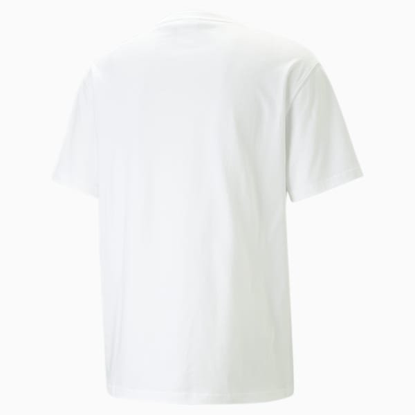 PUMA X 8ENJAMIN Men's Relaxed Fit T-Shirt, PUMA White, extralarge-IND