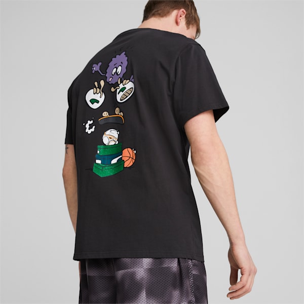 PUMA X 8ENJAMIN Graphic Unisex Relaxed Fit T-Shirt, PUMA Black, extralarge-IND
