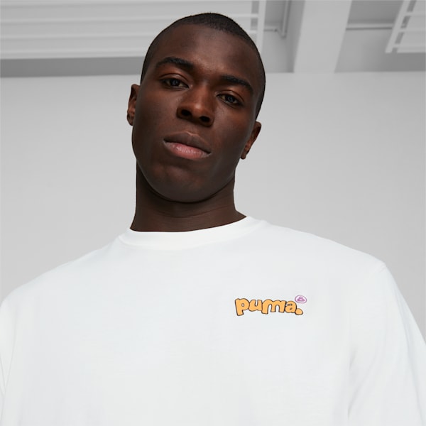 PUMA x 8ENJAMIN Graphic Tee Men, PUMA White, extralarge-GBR