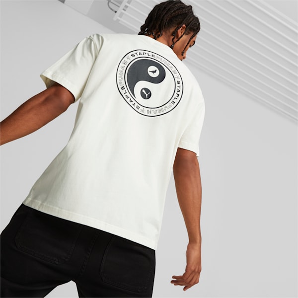 PUMA X STAPLE Men's T-Shirt, Warm White
