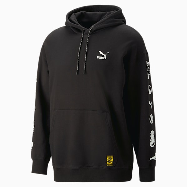 メンズ PUMA x STAPLE グラフィック フーディー, PUMA Black, extralarge-JPN