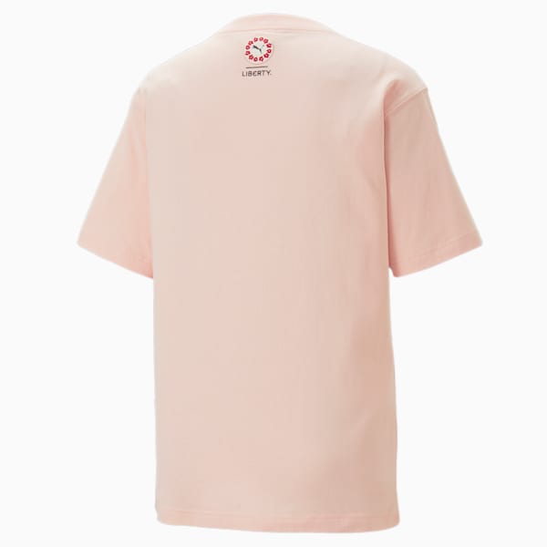 ウィメンズ PUMA x LIBERTY グラフィック Tシャツ, Rose Dust