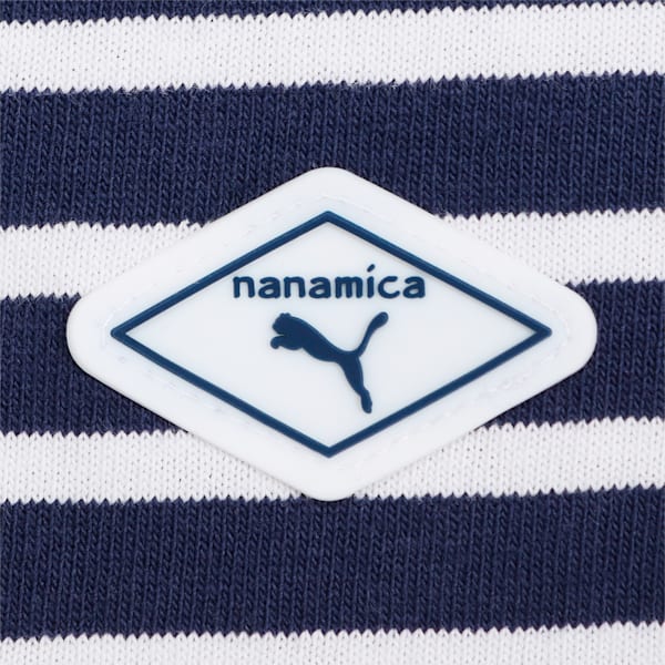 ユニセックス PUMA x nanamica ストライプド 半袖 Tシャツ, PUMA Navy, extralarge-JPN
