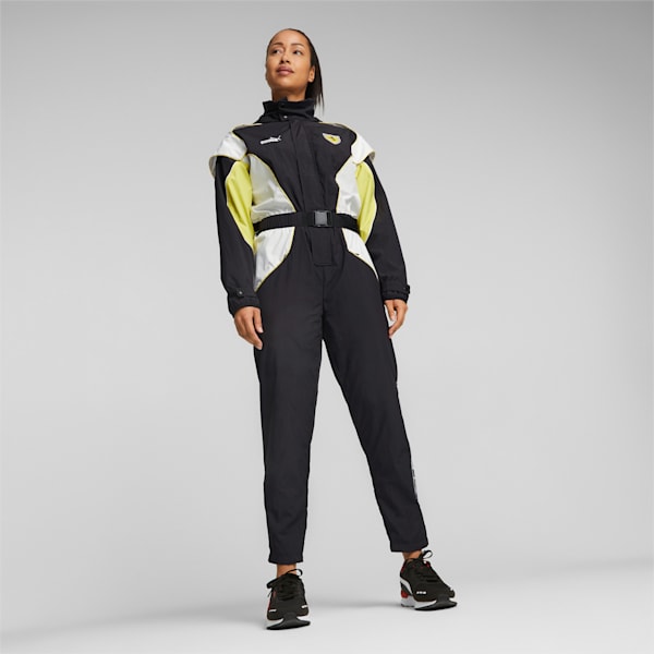 PUMA x SCUDERIA FERRARI x JUNE AMBROSE Women's Racesuit, Speed Yellow, extralarge