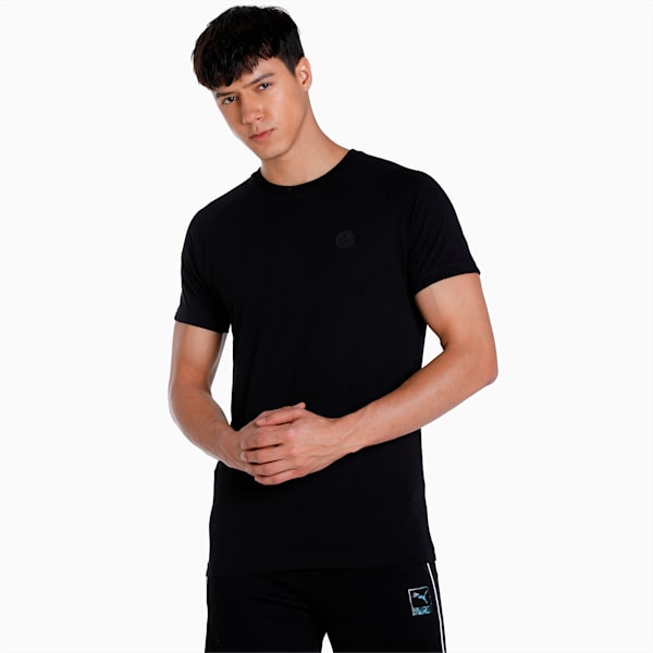PUMA x one8  Men's Slim Fit T-Shirt, PUMA Black, extralarge-IND