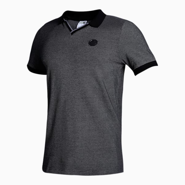 PUMA x one8  Men's Slim Fit Polo, PUMA Black, extralarge-IND