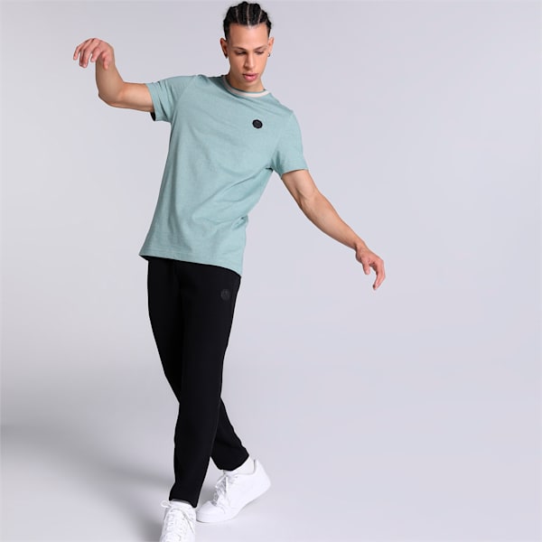PUMA x one8 Jacquard Men's Slim Fit T-Shirt, Adriatic, extralarge-IND