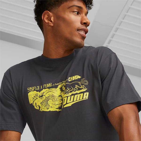 PUMA x STAPLE Graphic Men's Relaxed Fit T-Shirt, PUMA Black, extralarge-IND