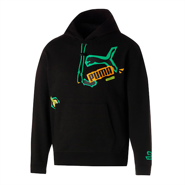 メンズ CLASSICS ストリート スポ－ツ フーディー, PUMA Black, extralarge-JPN