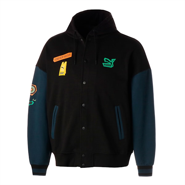 メンズ CLASSICS ストリート スポ－ツ ニット ジャケット, PUMA Black, extralarge-JPN