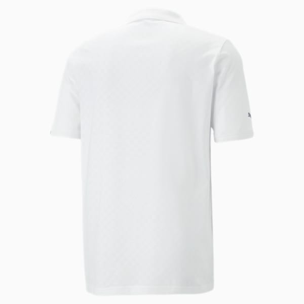 BMW M Motorsport Jacquard Men's Polo, PUMA White, extralarge-IND