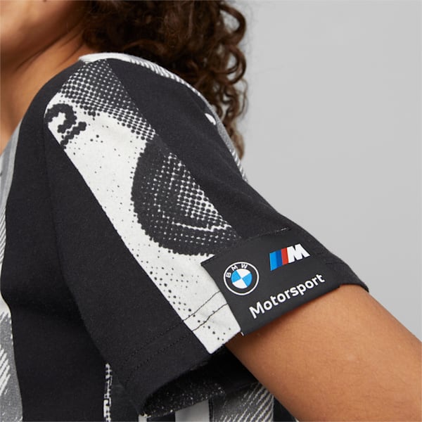 BMW M Motorsport Striped Youth T-Shirt, PUMA Black, extralarge-IND