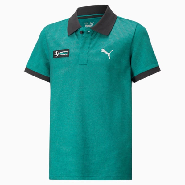 Mercedes AMG Petronas 2-tone Youth Regular Fit Polo, PUMA Black, extralarge-IND