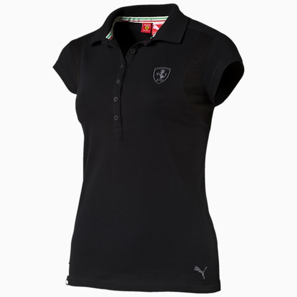 Ferrari  Women's Polo, black, extralarge-IND