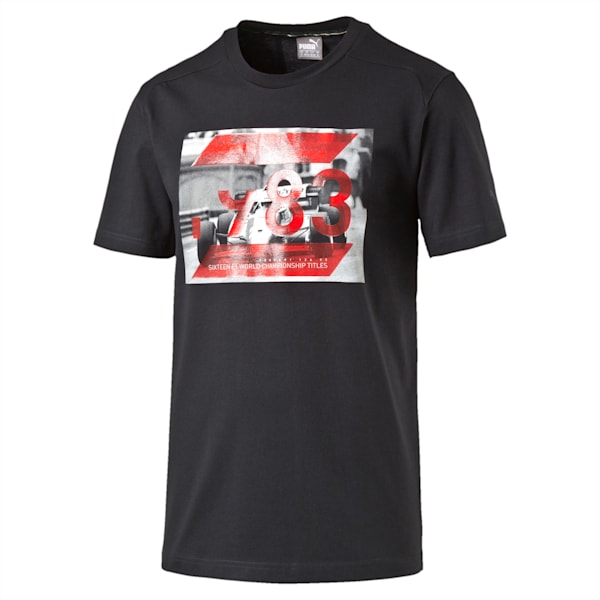 Ferrari Graphic Men's T-Shirt, moonless night, extralarge-IND