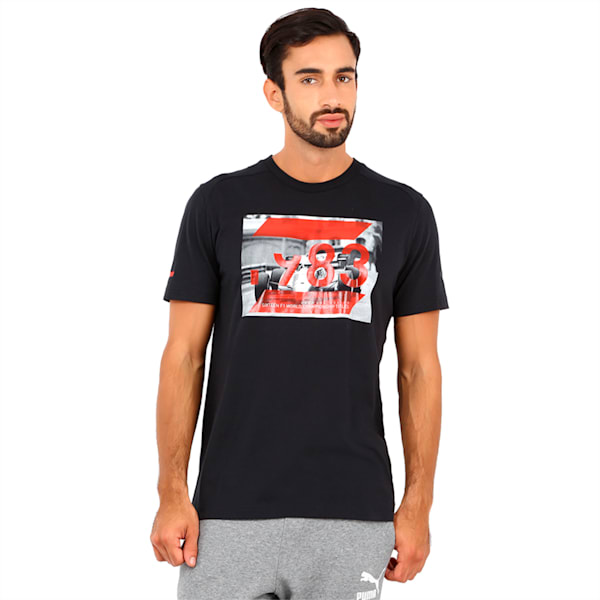 Ferrari Graphic Men's T-Shirt, moonless night, extralarge-IND