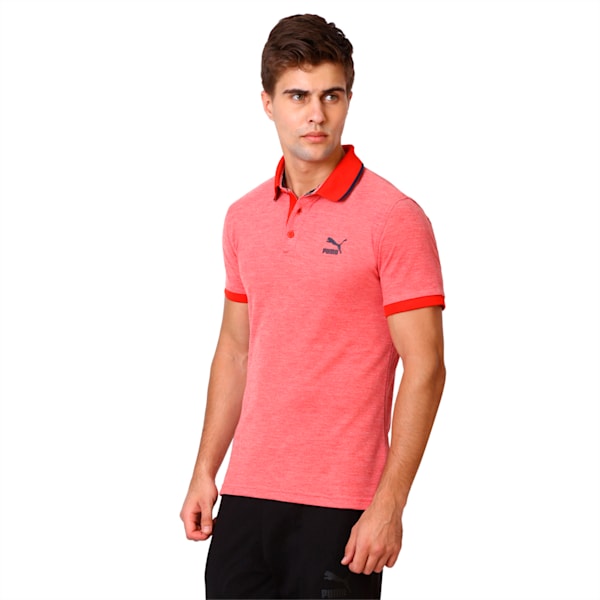 SS POLO 1, high risk red heather, extralarge-IND