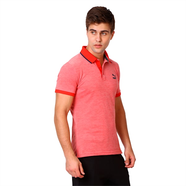 SS POLO 1, high risk red heather, extralarge-IND