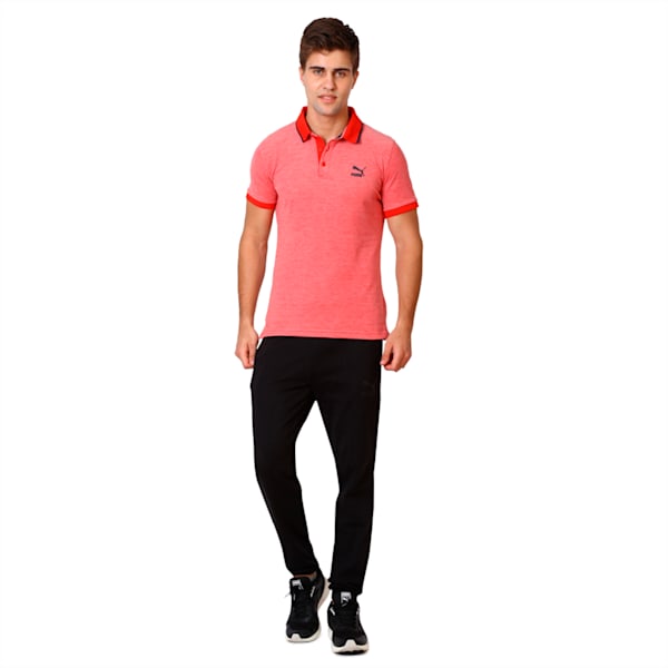 SS POLO 1, high risk red heather, extralarge-IND