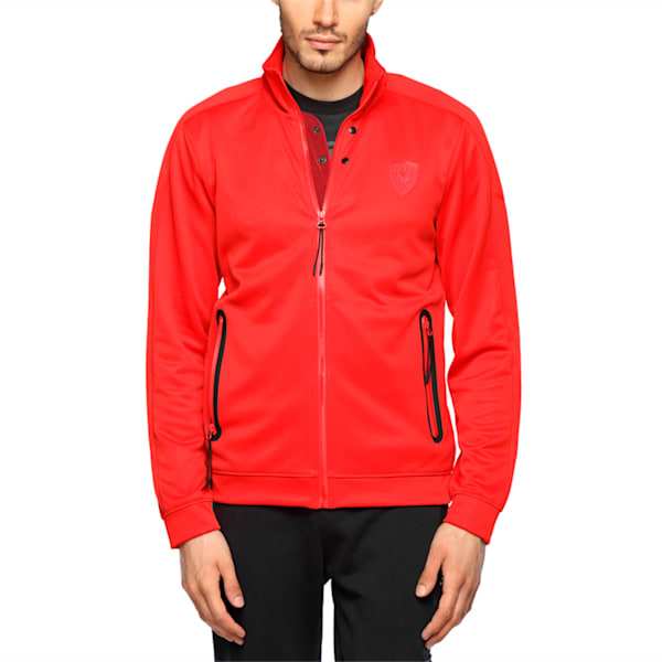 Ferrari Men's Track Jacket, Rosso Corsa, extralarge-IND