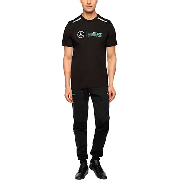 Mercedes Logo Men's T-Shirt, Puma Black, extralarge-IND