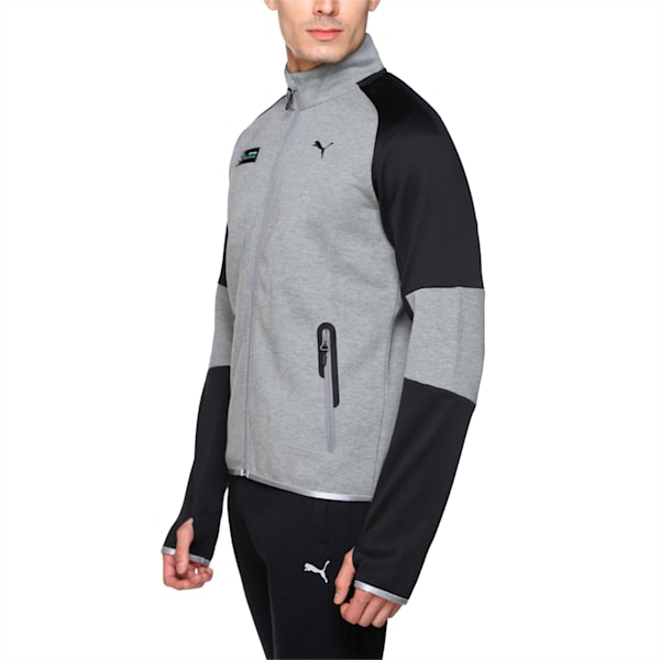 Mercedes Sweat Jacket, Medium Gray Heather, extralarge-IND