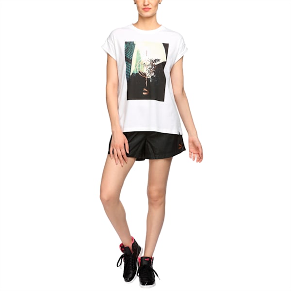 Women's Brand Plus T-Shirt, Puma White, extralarge-IND