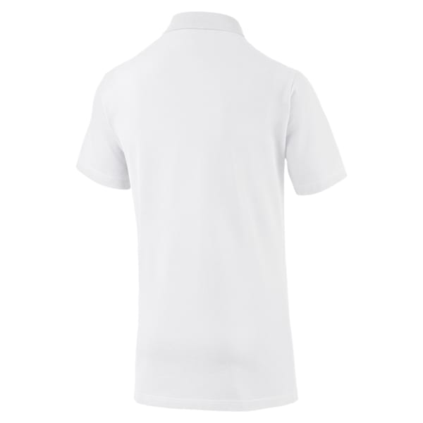 Football Polo, white, extralarge-IND