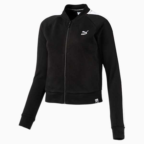 Archive Women's Logo T7 Track Jacket, Cotton Black, extralarge-IND