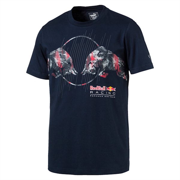 Red Bull Racing Graphic Men's T-Shirt, Total Eclipse, extralarge-IND