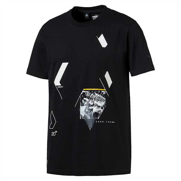 BMW Motorsport Graphic T-Shirt, Cotton Black, extralarge-IND