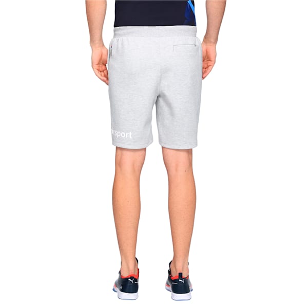 BMW Motorsport Men's Sweat Shorts, Light Gray Heather, extralarge-IND