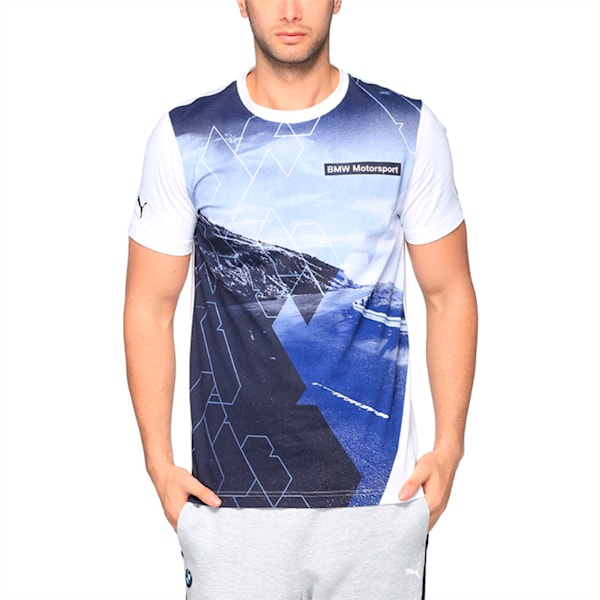 BMW MSP Race Men's T-Shirt, Puma White, extralarge-IND