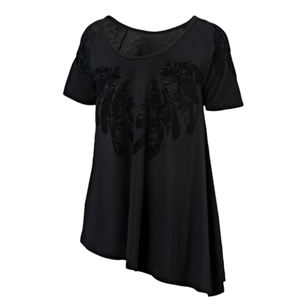 Evolution Women's Swan Top, Puma Black, extralarge-IND