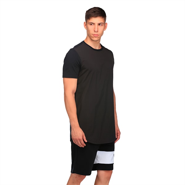 Evolution Men's Long T-Shirt, Puma Black, extralarge-IND