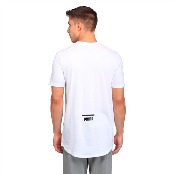 Evolution Men's Long T-Shirt, Puma White, extralarge-IND