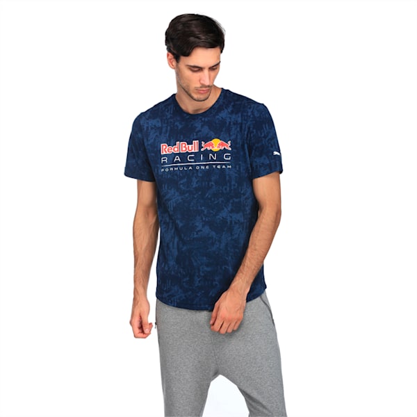 Red Bull Racing AOP Men's T-Shirt, Total Eclipse, extralarge-IND