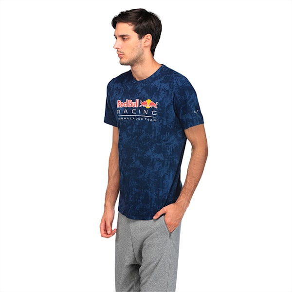 Red Bull Racing AOP Men's T-Shirt, Total Eclipse, extralarge-IND