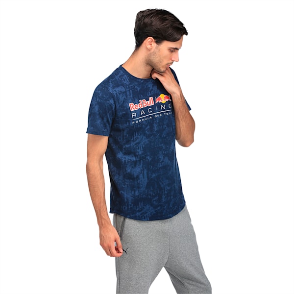 Red Bull Racing AOP Men's T-Shirt, Total Eclipse, extralarge-IND