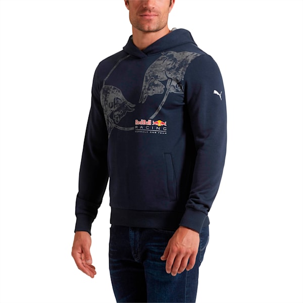 Red Bull Racing sweatshirt, hooded, full zip, lifestyle, red