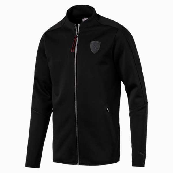 Ferrari Lifestyle Men's T7 Track Jacket, Puma Black, extralarge