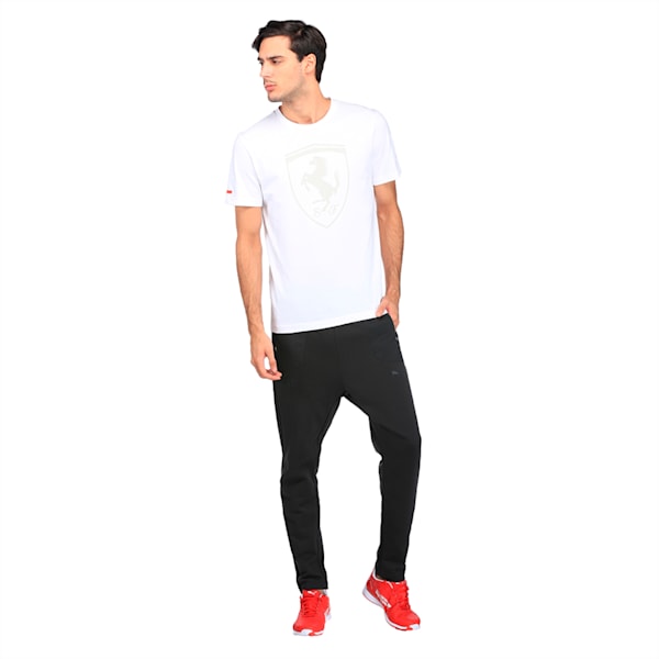 Ferrari Big Shield Men's T-Shirt, Puma White, extralarge-IND