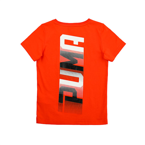 Boys' Evo Graphic T-Shirt, Cherry Tomato, extralarge-IND